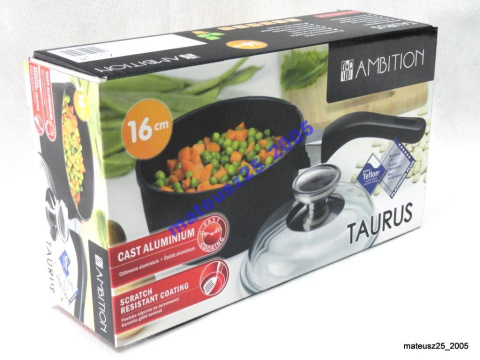 RONDEL 16 AMBITION TAURUS INDUKCJA TEFLON PLATINUM RONDEL 16 AMBITION TAURUS INDUKCJA TEFLON PLATINUM