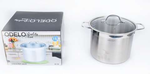GARNEK PROSTY WYSOKI 11 l 26 cm INDUKCJA STOCK POT GARNEK PROSTY WYSOKI 11 l 26 cm INDUKCJA STOCK POT