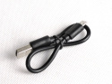 LAMPA PRZÓD CZARNA USB 70 LUMENÓW WODOODPORNA