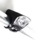 LAMPA PRZÓD CZARNA USB 70 LUMENÓW WODOODPORNA