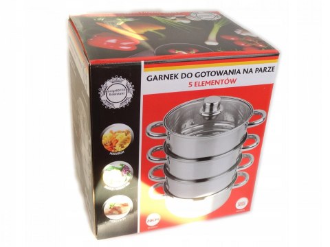 Garnek do gotowania 20 cm na parze parę INDUKCJA Garnek do gotowania 20 cm na parze parę INDUKCJA