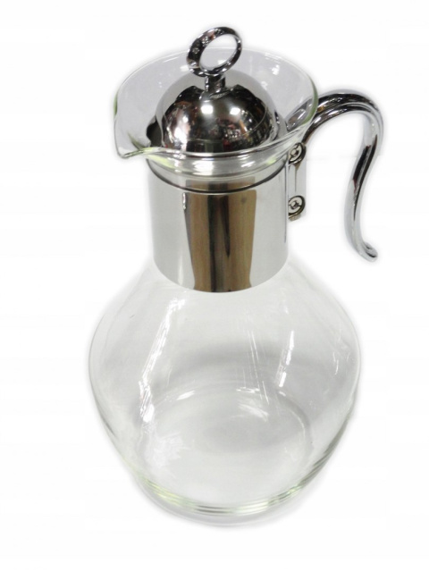 DZBANEK Z PODGRZEWACZEM SZKLANO -METALOWY 1,4 L DZBANEK Z PODGRZEWACZEM SZKLANO -METALOWY 1,4 L