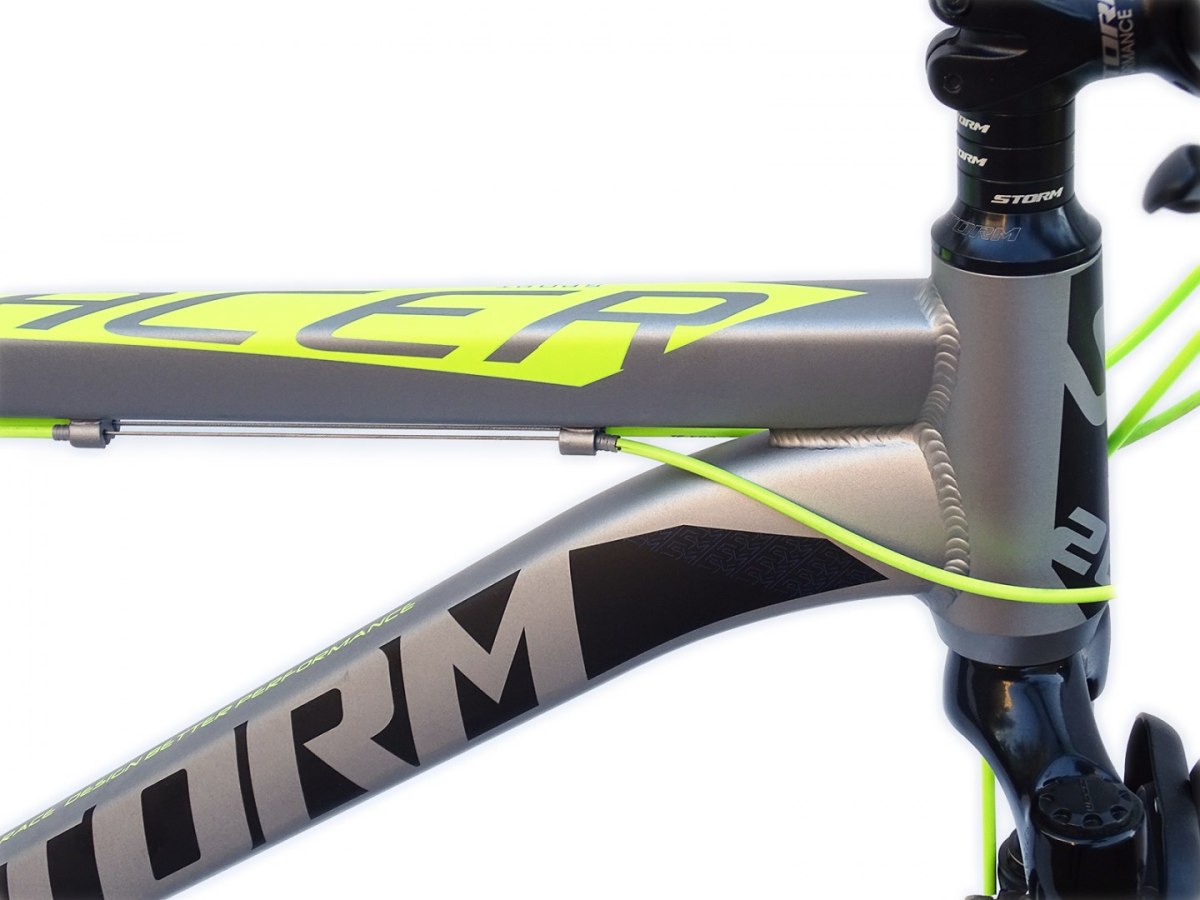 ROWER 26 STORM GÓRSKI MTB ALUMINIOWY RACER DLA CHŁOPCA RAMA 17'' SREBRNY ROWER 26 STORM GÓRSKI MTB ALUMINIOWY RACER DLA CHŁOPCA RAMA 17'' SREBRNY