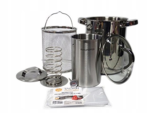 SZYNKOWAR 1,5L +GARNEK +TERMOMETR+ WORECZKI 20 SZT SZYNKOWAR 1,5L +GARNEK +TERMOMETR+ WORECZKI 20 SZT