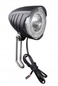 LAMPA PRZÓD DIODOWA NA DYNAMO LED Z PODTRZYMANIEM
