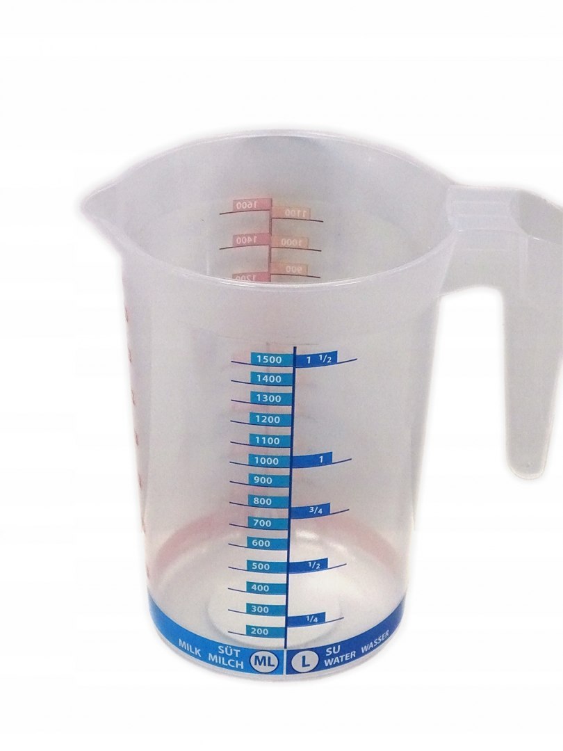 MIARKA PLASTIKOWA DZBANEK Z MIARKĄ PLASTEAM 1,75 L MIARKA PLASTIKOWA DZBANEK Z MIARKĄ PLASTEAM 1,75 L