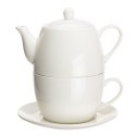 DZBANEK + FILIŻANKA DO HERBATY PORCELANA TEA