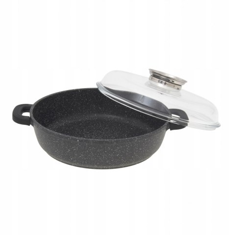 PATELNIA OKRĄGŁA 24 CM +POKRYWA GREBLON ESELA 2056 PATELNIA OKRĄGŁA 24 CM +POKRYWA GREBLON ESELA 2056