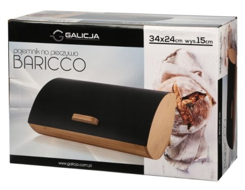 CHLEBAK GALICJA BARICCO POJEMNIK DO CHLEBA CZARNY CHLEBAK GALICJA BARICCO POJEMNIK DO CHLEBA CZARNY
