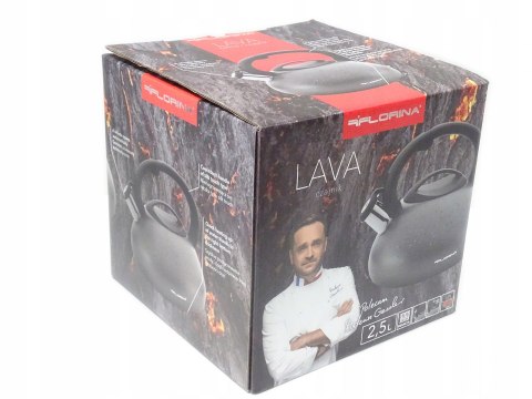 CZAJNIK 2,5 l NIERDZEWNY LAVA SZARY INDUKCJA GAZ CZAJNIK 2,5 l NIERDZEWNY LAVA SZARY INDUKCJA GAZ