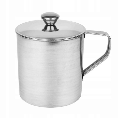 Kubek Tadar z pokrywką metal 600 ml Kubek Tadar z pokrywką metal 600 ml