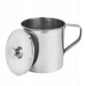 Kubek Tadar z pokrywką metal 600 ml