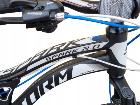 ROWER 26 STORM SPARK SHIMANO STEFF 2 X TARCZ 15'' ROWER 26 STORM SPARK SHIMANO STEFF 2 X TARCZ 15''