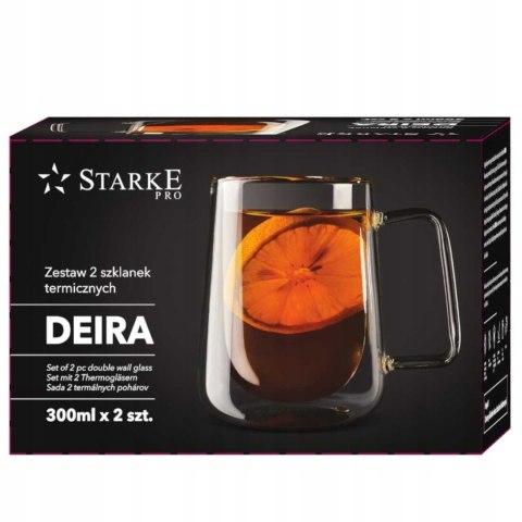 SZKLANKI TERMICZNE DO KAWY I HERBATY STARKE PRO DEIRA 300 ML 2 SZT SZKLANKI TERMICZNE DO KAWY I HERBATY STARKE PRO DEIRA 300 ML 2 SZT