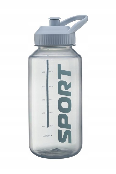 BIDON NA TRENING BUTELKA SPORTOWA 1 L 1000 ML GRANDE SZARY BIDON NA TRENING BUTELKA SPORTOWA 1 L 1000 ML GRANDE SZARY