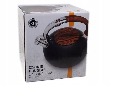 CZAJNIK NIERDZEWNY KONIGHOFFER DOUGLAS 2,5 L INDUKCJA GAZ METALOWY GWIZDEK CZAJNIK NIERDZEWNY KONIGHOFFER DOUGLAS 2,5 L INDUKCJA GAZ METALOWY GWIZDEK