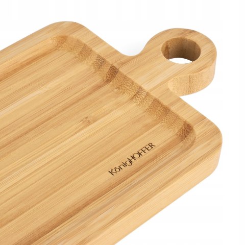 DESKA BAMBUSOWA Z UCHWYTAMI 40 X 14 X 1,6 CM PATERA DO KROJENIA SERWOWANIA DESKA BAMBUSOWA Z UCHWYTAMI 40 X 14 X 1,6 CM PATERA DO KROJENIA SERWOWANIA