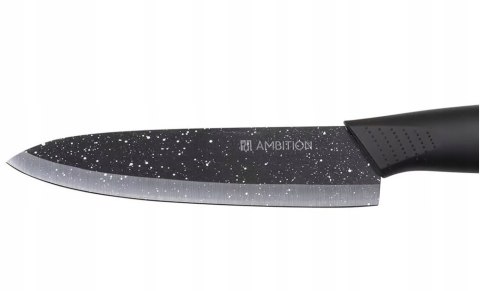 NÓŻ CERAMICZNY AMBITION SKIV SZEFA KUCHNI 15 CM CZARNY NÓŻ CERAMICZNY AMBITION SKIV SZEFA KUCHNI 15 CM CZARNY