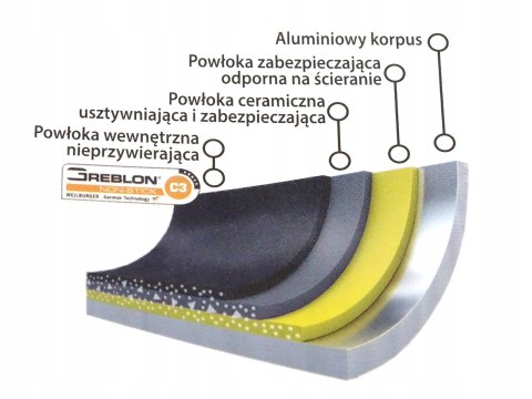 PATELNIA GŁĘBOKA 28 X 8 CM INDUKCJA HOMEDELUX CHAMPION GREBLON C3 HD12469 PATELNIA GŁĘBOKA 28 X 8 CM INDUKCJA HOMEDELUX CHAMPION GREBLON C3 HD12469