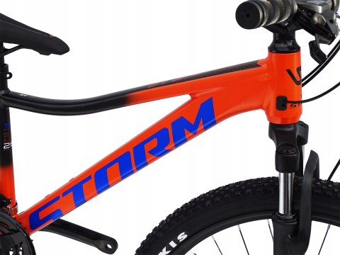 ROWER 26 STORM GÓRSKI MTB ALUMINIOWY RACER 1.0 13'' POMARAŃCZOWY+ZAMKNIĘCIE ROWER 26 STORM GÓRSKI MTB ALUMINIOWY RACER 1.0 13'' POMARAŃCZOWY+ZAMKNIĘCIE