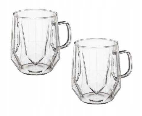 SZKLANKI ZESTAW 2 SZKLANEK VIVIAN 320 ML GALICJA KUBKI DO KAWY HERBATY SZKLANKI ZESTAW 2 SZKLANEK VIVIAN 320 ML GALICJA KUBKI DO KAWY HERBATY