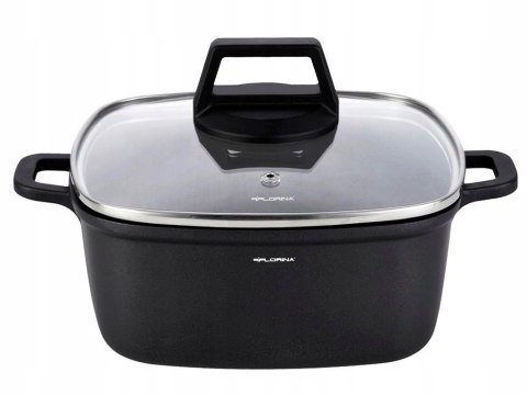 GARNEK KWADRATOWY CHEF 20 X 20 X 8 CM 2,6 L INDUKCJA GAZ Z POKRYWĄ GARNEK KWADRATOWY CHEF 20 X 20 X 8 CM 2,6 L INDUKCJA GAZ Z POKRYWĄ
