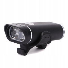LAMPA CZARNA USB PRZÓD 500 LM 1800 m Ah wodoodporna EX3MLY