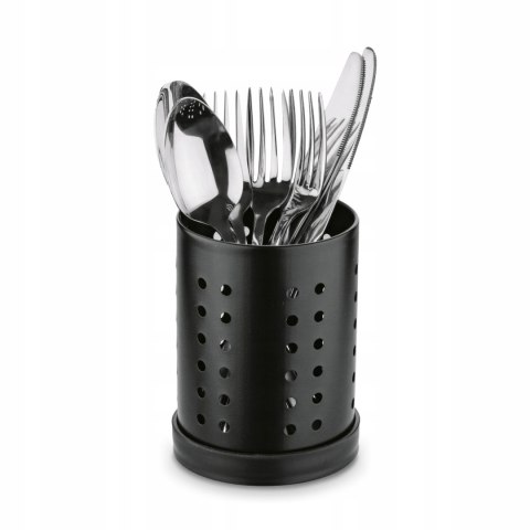 OCIEKACZ NA SZTUĆCE METALOWY CZARNY MAT SUSZARKA ORGANIZER Z TACKĄ OCIEKACZ NA SZTUĆCE METALOWY CZARNY MAT SUSZARKA ORGANIZER Z TACKĄ