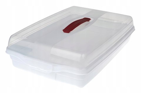 POJEMNIK DO CIASTA NA PLACEK NA GALAT Z PRZEGRÓDKĄ CURVER 45 X 29,5 X 11 CM POJEMNIK DO CIASTA NA PLACEK NA GALAT Z PRZEGRÓDKĄ CURVER 45 X 29,5 X 11 CM