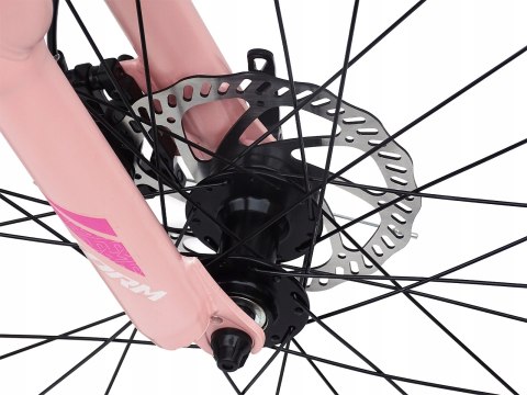 ROWER 24 QUEEN MTB AMORTYZOWANY SHIMANO ALUMINIUM RÓŻOWO RÓŻOWY TARCZOWE HA ROWER 24 QUEEN MTB AMORTYZOWANY SHIMANO ALUMINIUM RÓŻOWO RÓŻOWY TARCZOWE HA