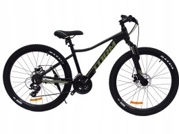 ROWER 26 STORM GÓRSKI MTB ALUMINIOWY RACER 1.0 15'' CZARNY OLIW +ZAMKNIĘCIE