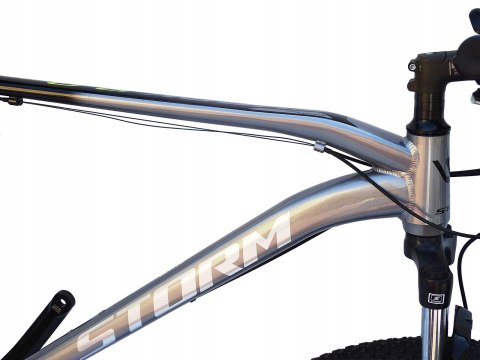ROWER 29 2.0 STORM SHARK GÓRSKI MTB ALUMINIOWY 21'' SREBRNY HYDRAULIKA