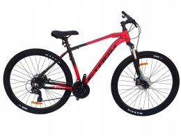 ROWER 29 STORM SHARK 1.0. GÓRSKI MTB ALUMINIOWY RAMA 19'' TARCZOWE CZERWONY