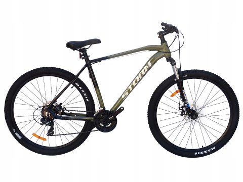 ROWER 29 STORM SHARK 1.0. GÓRSKI MTB ALUMINIOWY RAMA 21'' TARCZOWE OLIWKA ROWER 29 STORM SHARK 1.0. GÓRSKI MTB ALUMINIOWY RAMA 21'' TARCZOWE OLIWKA