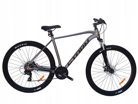 ROWER 29 STORM SHARK 1.0 GÓRSKI MTB ALUMINIOWY RAMA 21'' TARCZOWE SZARY MAT ROWER 29 STORM SHARK 1.0 GÓRSKI MTB ALUMINIOWY RAMA 21'' TARCZOWE SZARY MAT
