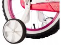 ROWER ALUMINIOWY DZIECIĘCY 16'' KARBON STAR ROŻOWY DLA DZIEWCZYNKI