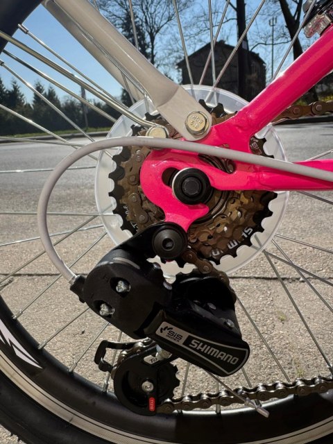 ROWER DZIECIĘCY 20 RÓŻOWY NEON Z PRZERZUTKĄ SHIMANO DLA DZIEWCZYNKI ROWER DZIECIĘCY 20 RÓŻOWY NEON Z PRZERZUTKĄ SHIMANO DLA DZIEWCZYNKI