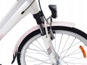 ROWER STORM MARATHON 1.0 26 ALUMINIOWY AMORTYZOWANY BIAŁY RÓŻOWY C