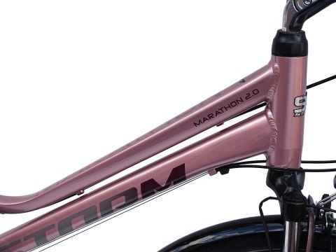 ROWER STORM MARATHON 2.0 DAMSKI RAMA 19'' RÓŻOWY ALUMINIUM DYNAMO W PIAŚCIE ROWER STORM MARATHON 2.0 DAMSKI RAMA 19'' RÓŻOWY ALUMINIUM DYNAMO W PIAŚCIE