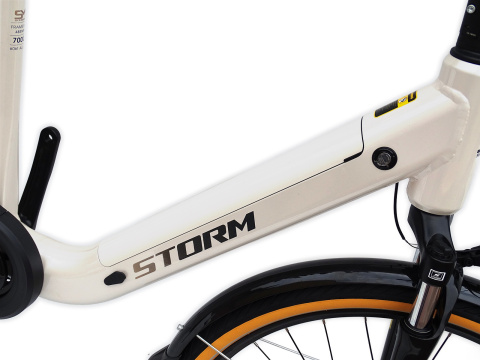 Rower elektryczny Storm Diamond Pro 28'' ramy 17 '' biała perła Rower elektryczny Storm Diamond Pro 28'' ramy 17 '' biała perła