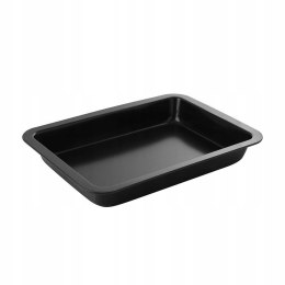 BLACHA DO CIASTA PROSTOKĄTNA LIKORIS 37,5 X 27 X 5 CM CZARNA NON-STICK