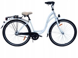 ROWER 28 STORM 1-BIEGOWY biały AMSTERDAM VELOSTELL