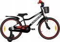 ROWER KARBON COMET 20'' DLA CHŁOPCA Z KÓŁKAMI BOCZNYMI ROWEREK CZARNY