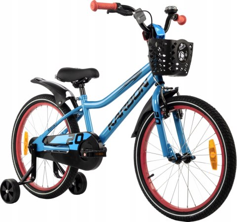ROWER KARBON COMET 20'' DLA CHŁOPCA Z KÓŁKAMI BOCZNYMI ROWEREK NIEBIESKI
