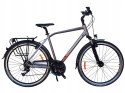 ROWER STORM MARATHON 6.0 MĘSKI RAMA 21'' TREKINGOWY GRAFIT ZŁOTY