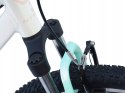 ROWER 24 QUEEN MTB AMORTYZOWANY SHIMANO ALUMINIUM BIAŁO-TURKUSOWY