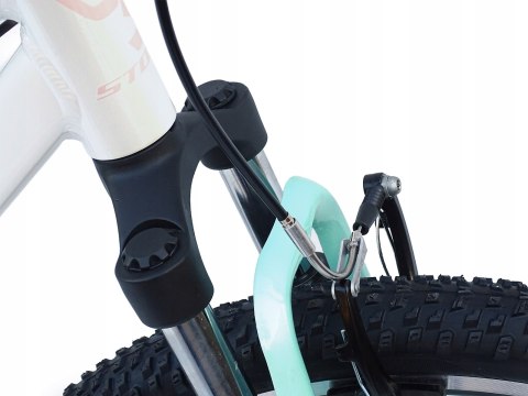 ROWER 24 QUEEN MTB AMORTYZOWANY SHIMANO ALUMINIUM BIAŁO-TURKUSOWY