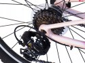 ROWER 24 QUEEN MTB AMORTYZOWANY SHIMANO ALUMINIUM BIAŁO-TURKUSOWY