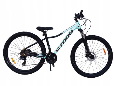 ROWER 27,5 2.0 STORM SHARK GÓRSKI MTB ALUMINIOWY 15'' turkusowy czarny