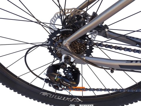 ROWER 29 2.0 STORM SHARK MĘSKI GÓRSKI MTB ALUMINIOWY 21'' HYDRAULIKA CZARNY MAT